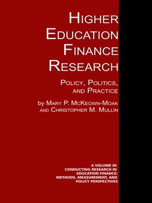 cover image of Higher Education Finance Research
